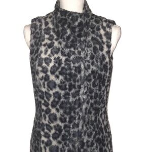 Snow Leopard Faux Fur Vest